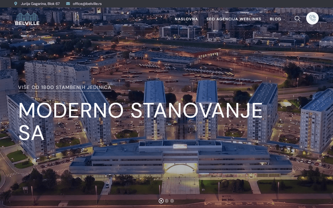 belville.rs publisher screenshot