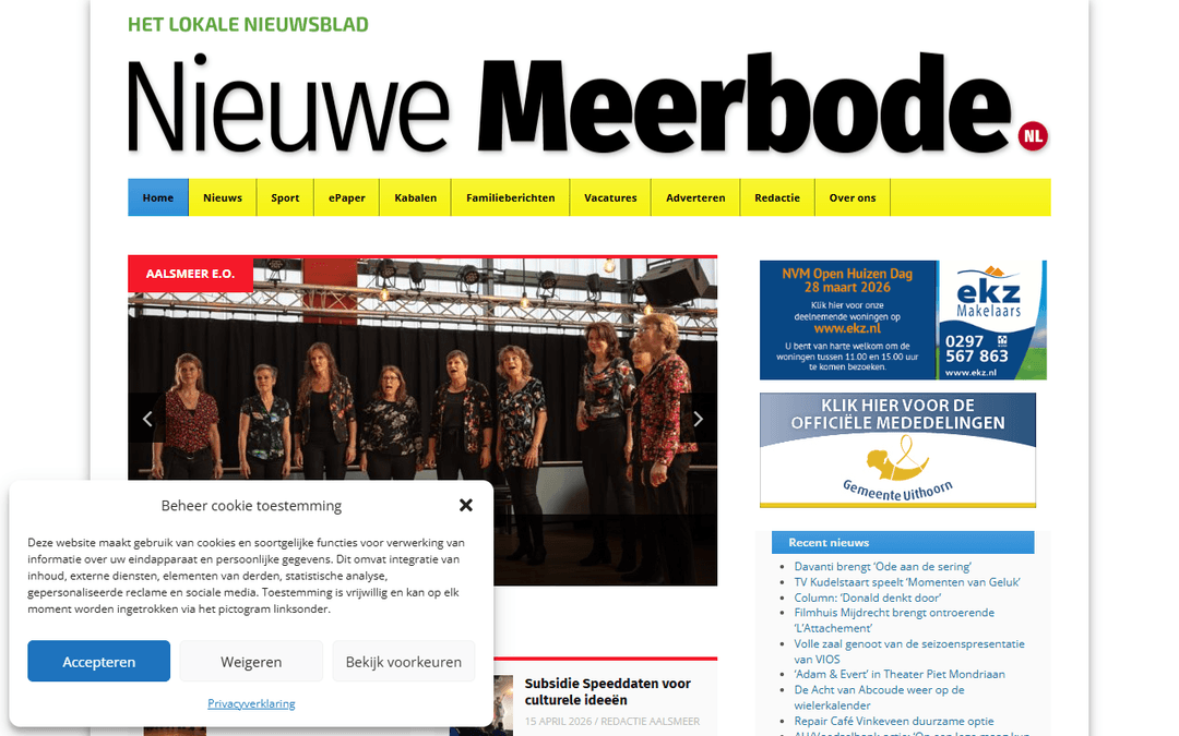 Meerbode.nl publisher screenshot