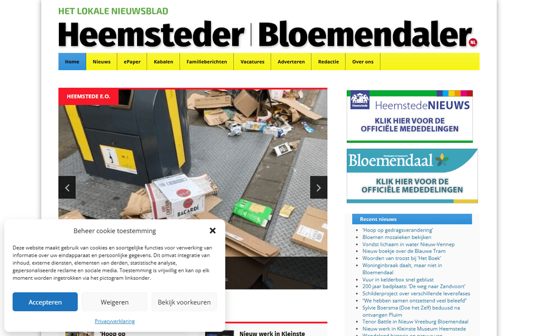 Heemsteder.nl publisher screenshot