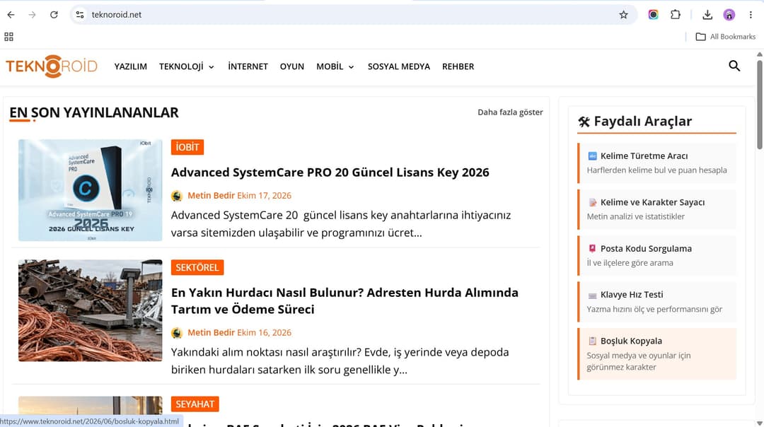 teknoroid.net publisher screenshot