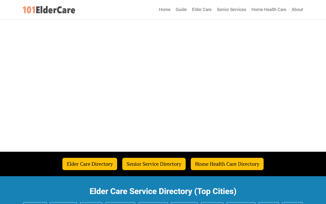 Screenshot des Publishers 101eldercare.com