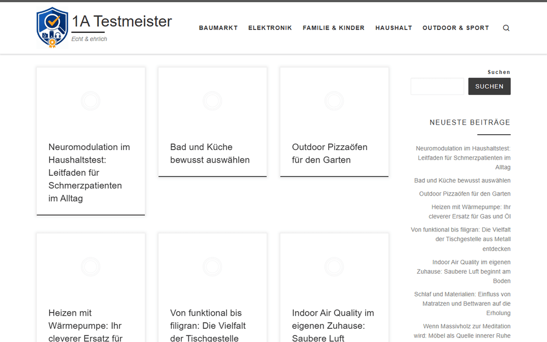 1a-testmeister.de publisher screenshot