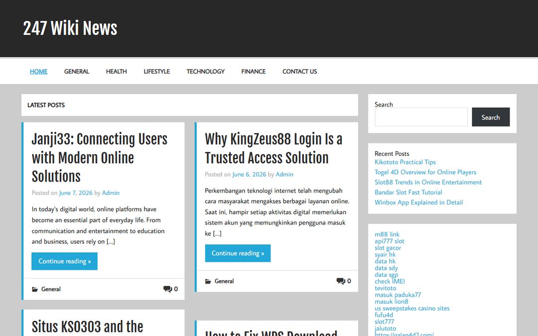 247wikinews.com publisher screenshot