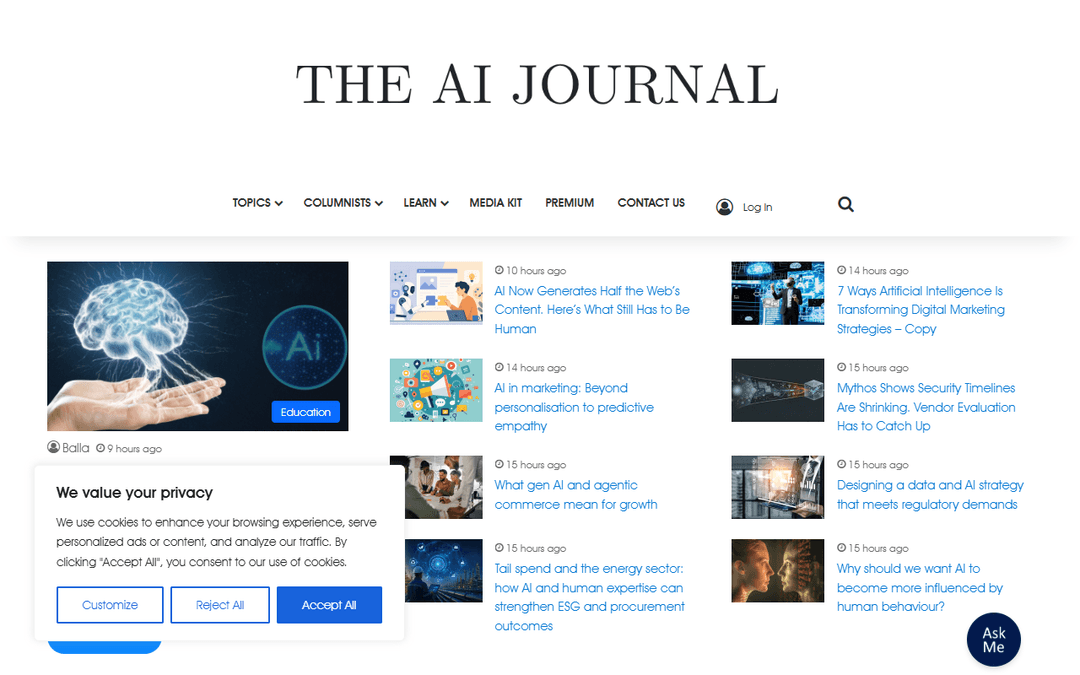 aijourn.com publisher screenshot