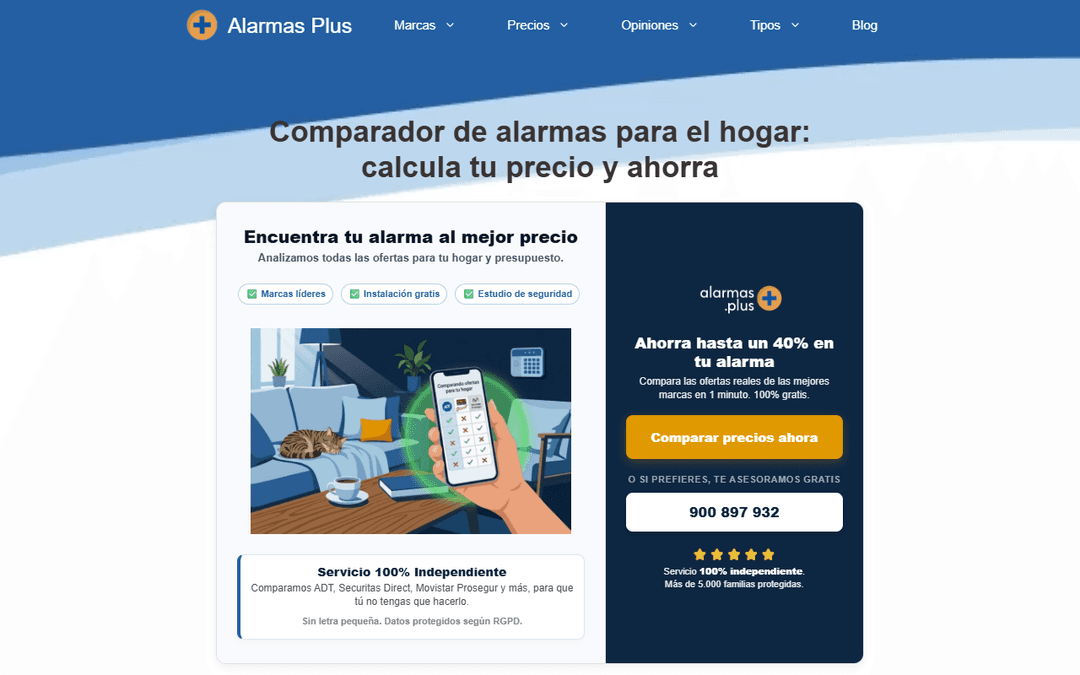 alarmas.plus publisher screenshot