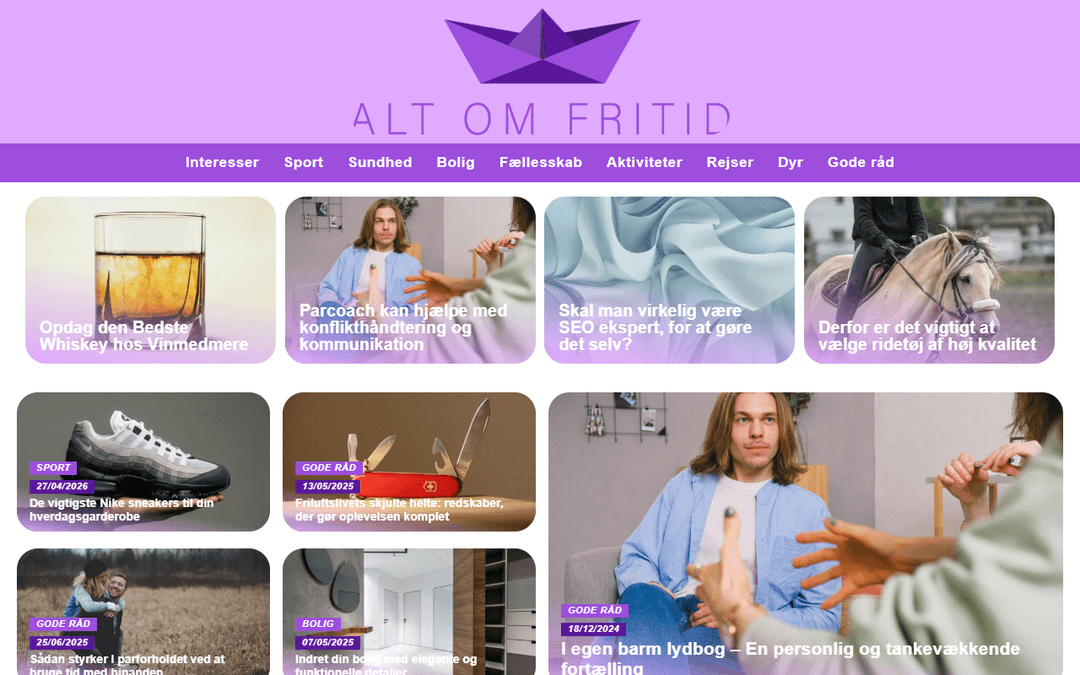 altomfritid.dk publisher screenshot