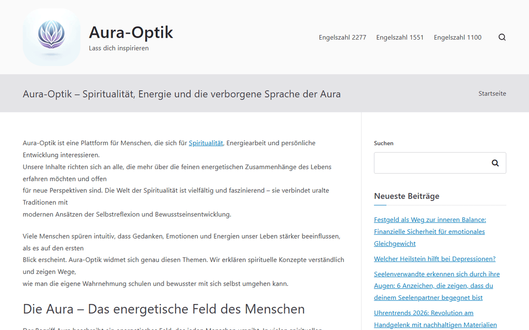 aura-optik.de publisher screenshot