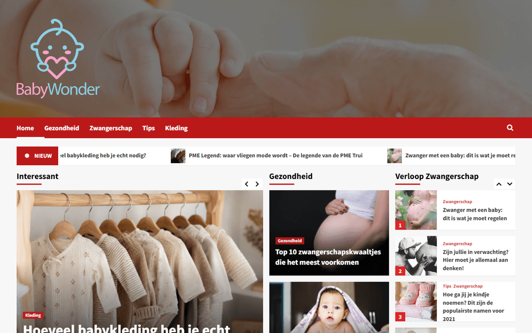 babywonder.nl publisher screenshot