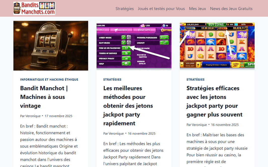 banditsmanchots.com publisher screenshot