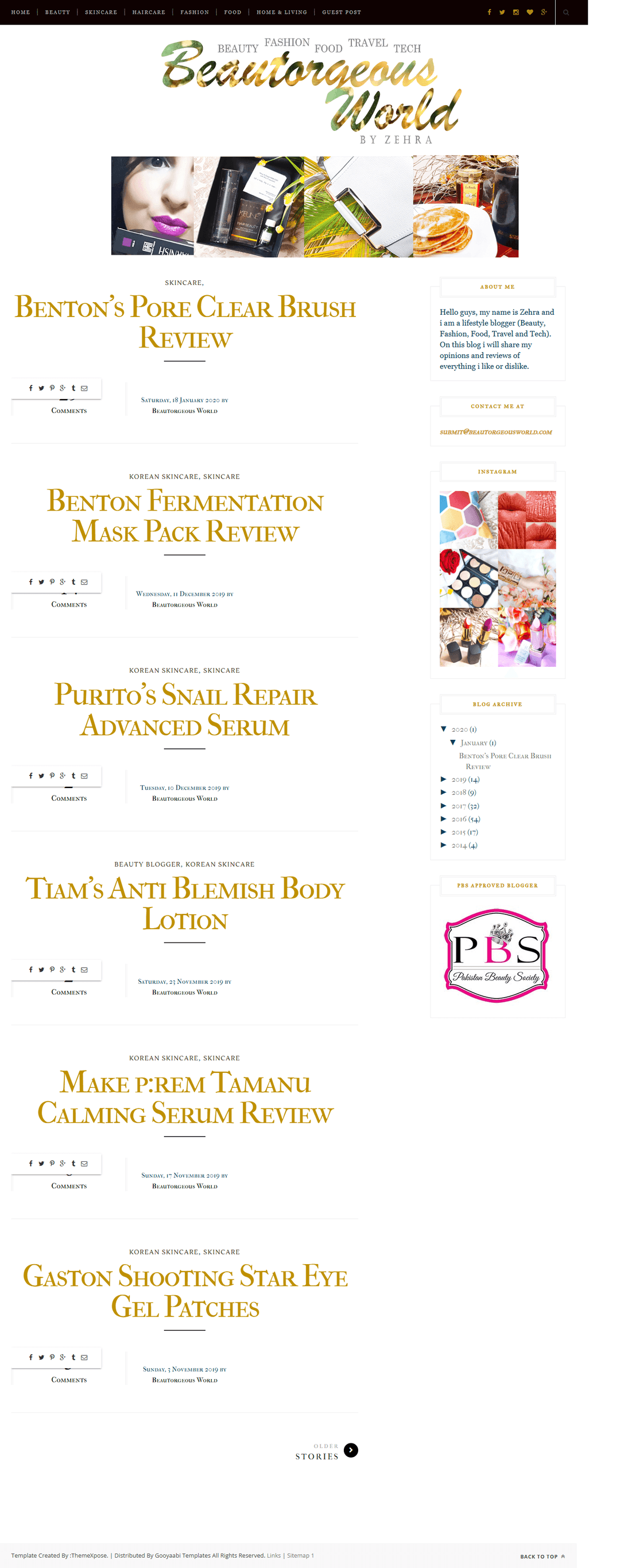 beautorgeousworld.com publisher screenshot