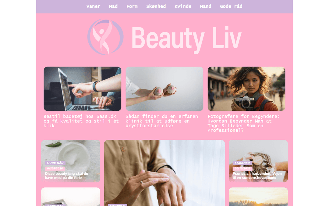 beautyliv.dk publisher screenshot