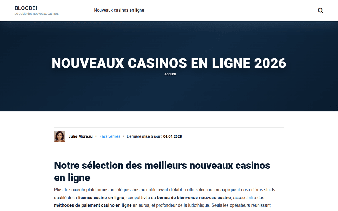 Screenshot des Publishers blogdei.com