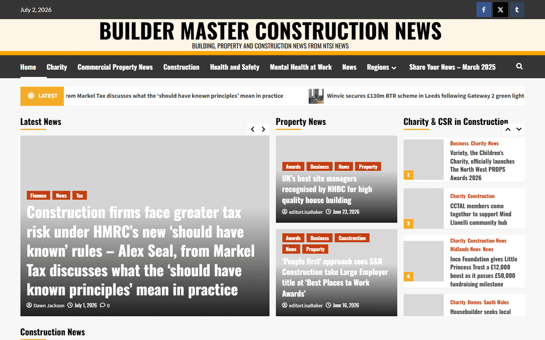 Screenshot des Publishers builder-master.co.uk