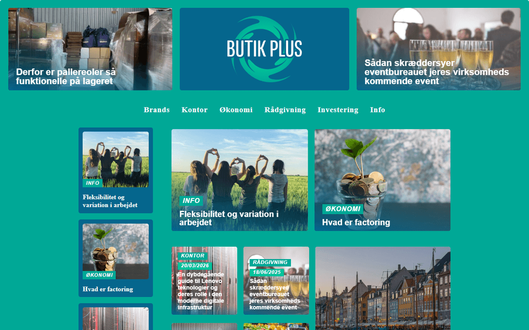 Screenshot des Publishers butikplus.dk