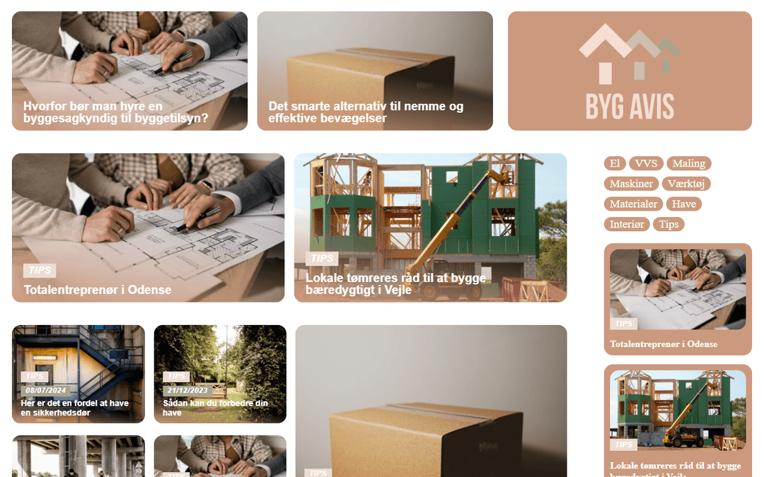 Screenshot des Publishers bygavis.dk
