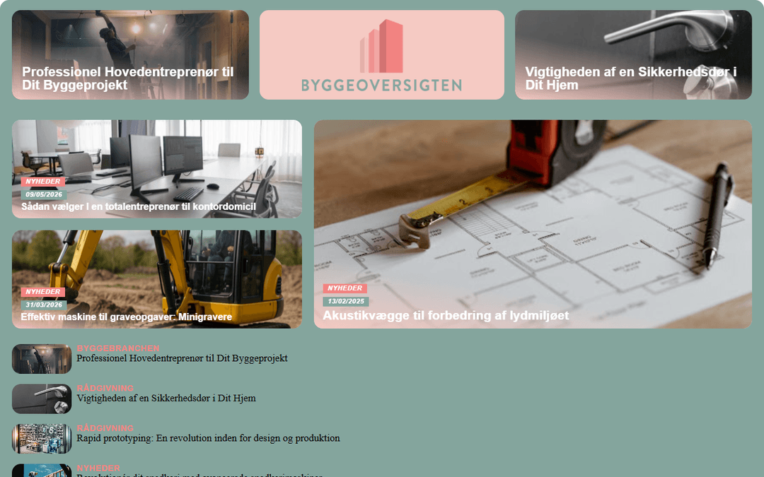 Screenshot des Publishers byggeoversigten.dk
