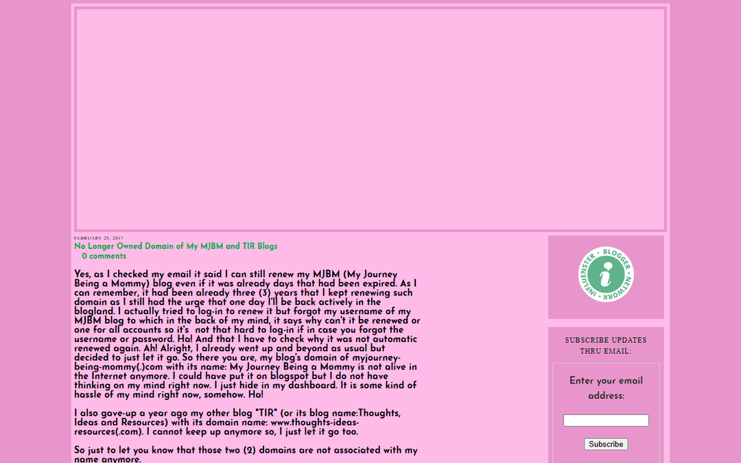 cacainadjourney.com publisher screenshot