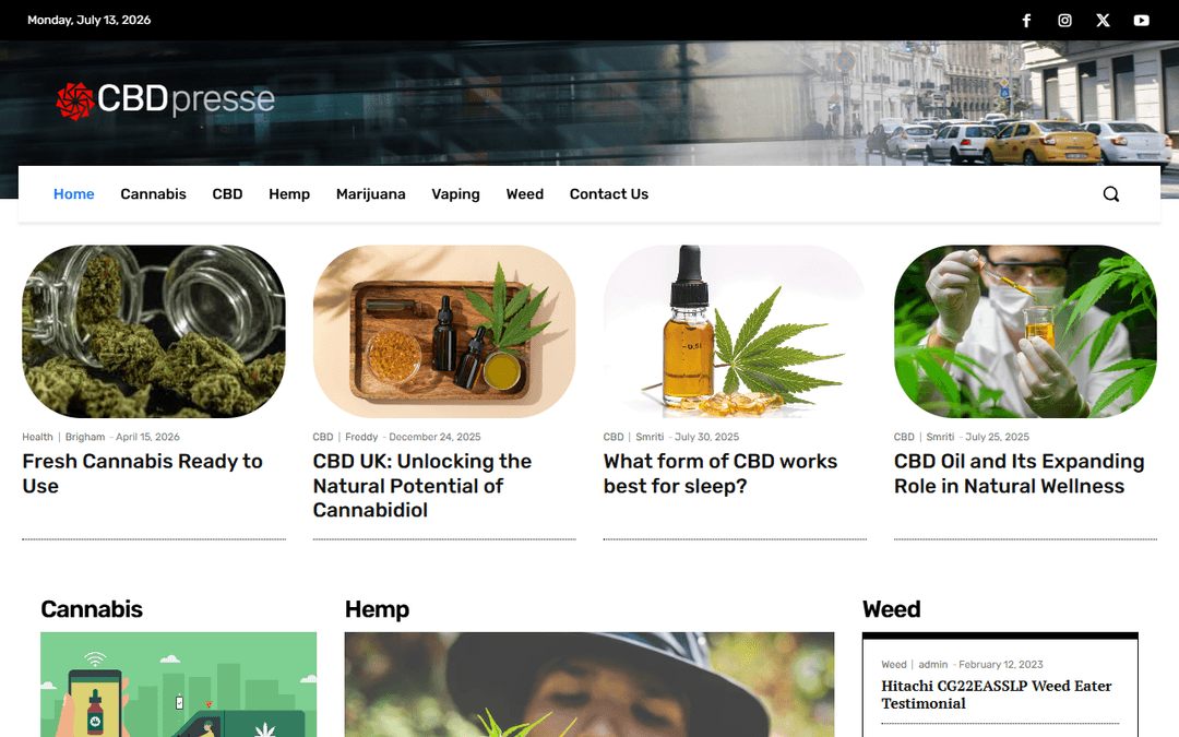 cbdpresse.com publisher screenshot