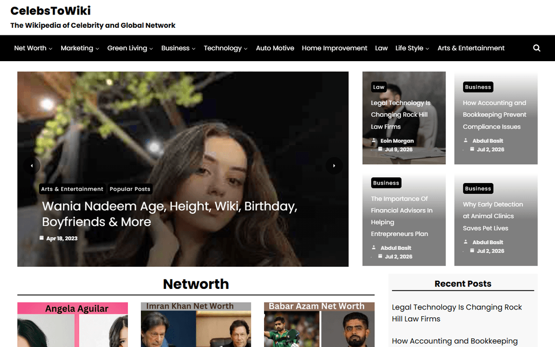 Screenshot des Publishers celebstowiki.com