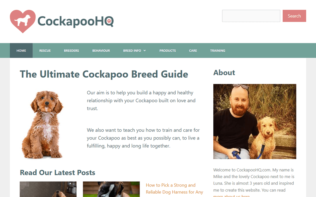 cockapoohq.com publisher screenshot