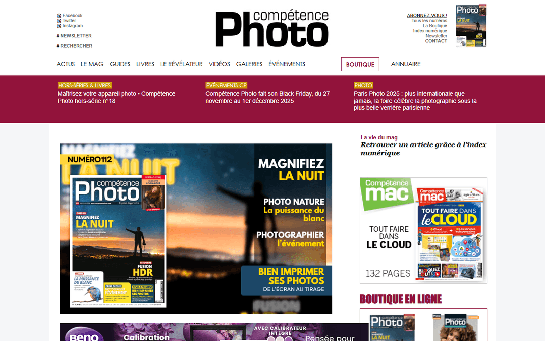 Screenshot des Publishers competencephoto.com