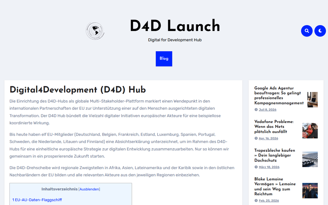 d4dlaunch.eu publisher screenshot