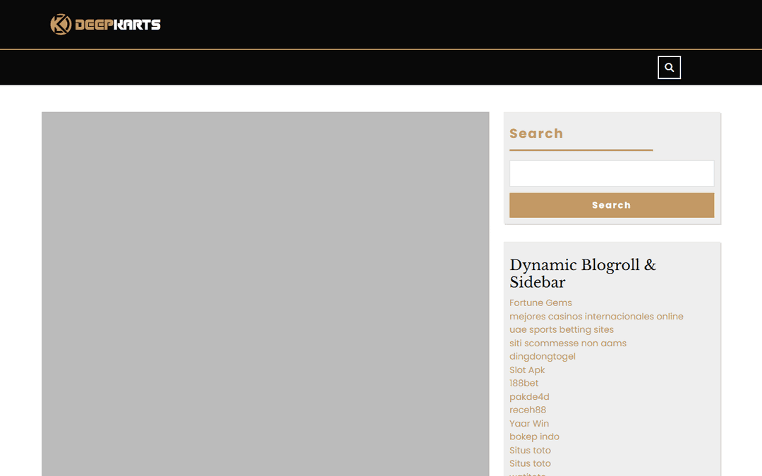 deepkarts.com publisher screenshot