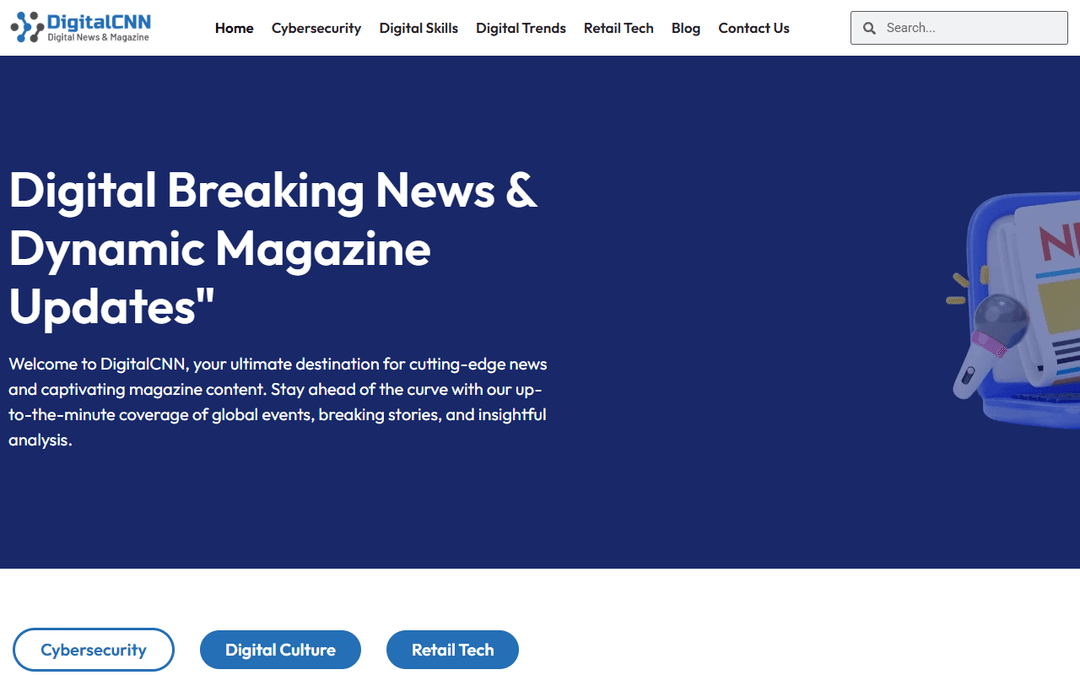 digitalcnn.com publisher screenshot