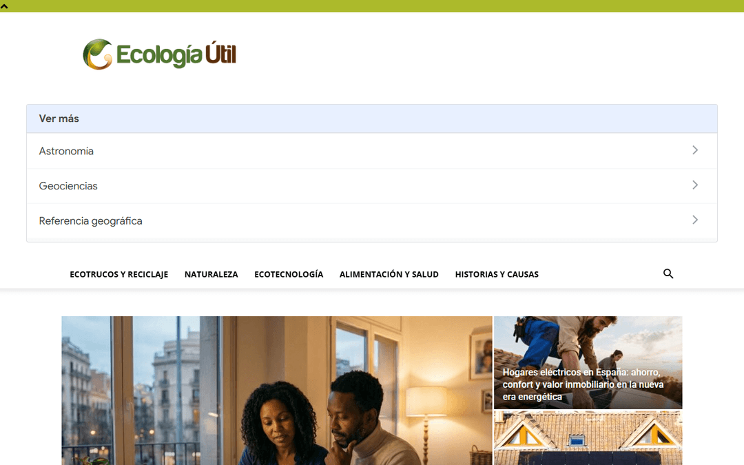 Screenshot des Publishers ecologiautil.com