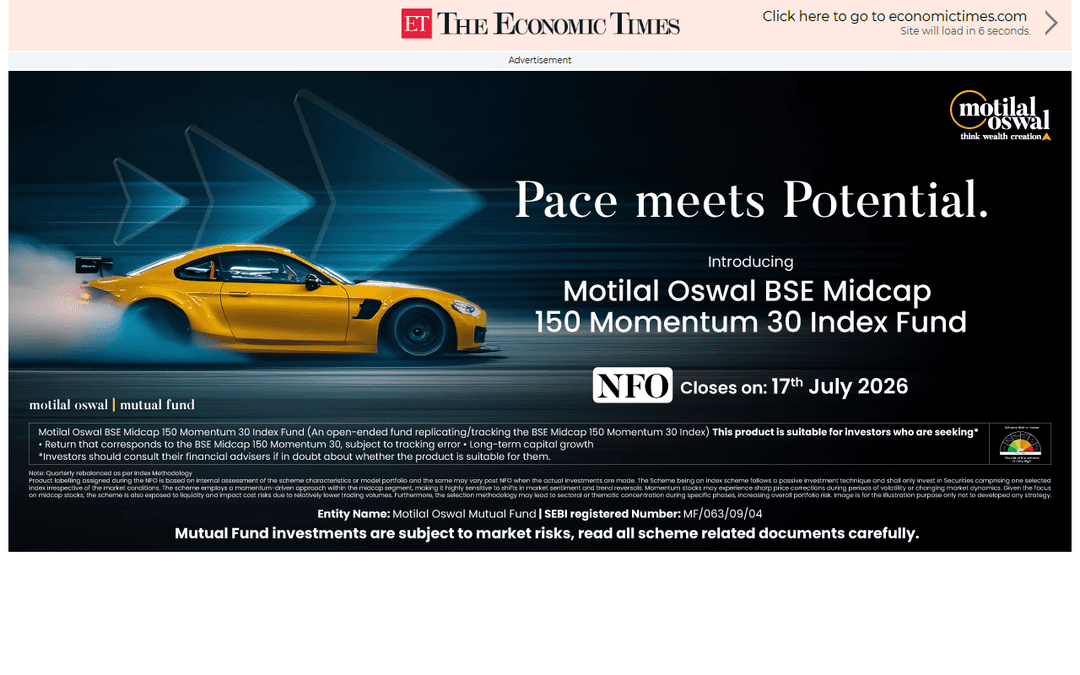 economictimes.indiatimes.com publisher screenshot