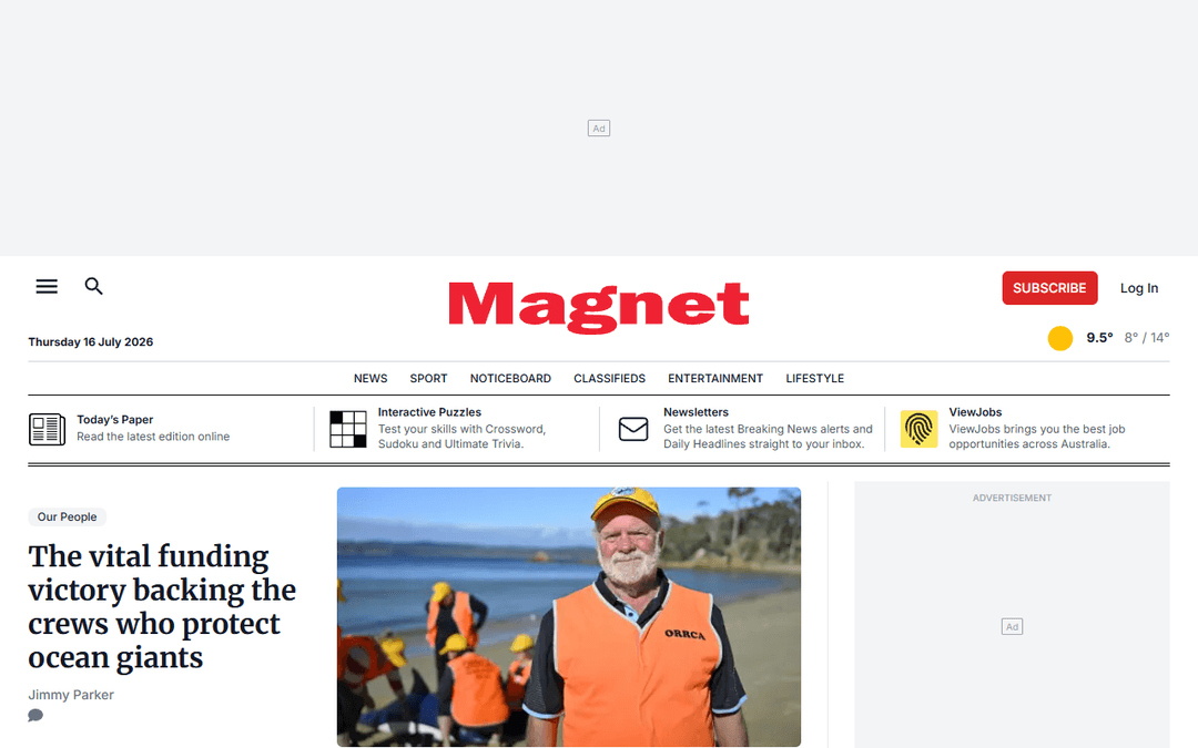 edenmagnet.com.au publisher screenshot