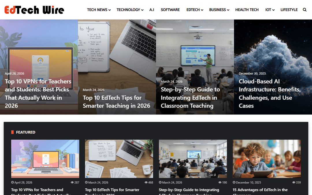 edtechwire.com publisher screenshot