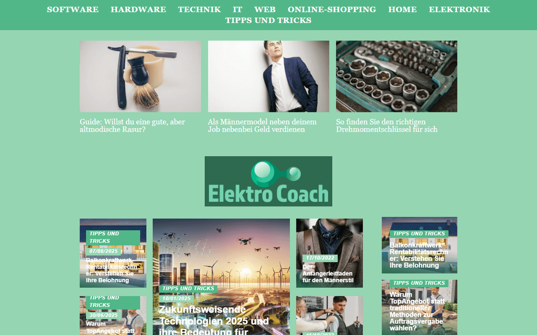 elektrocoach.de publisher screenshot