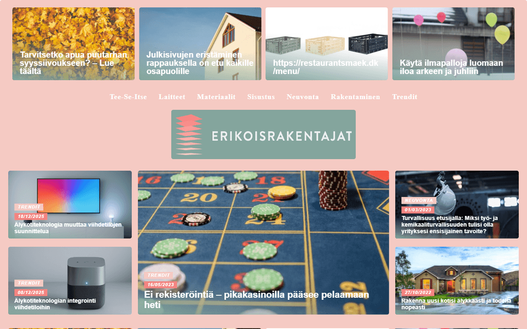 erikoisrakentajat.fi publisher screenshot