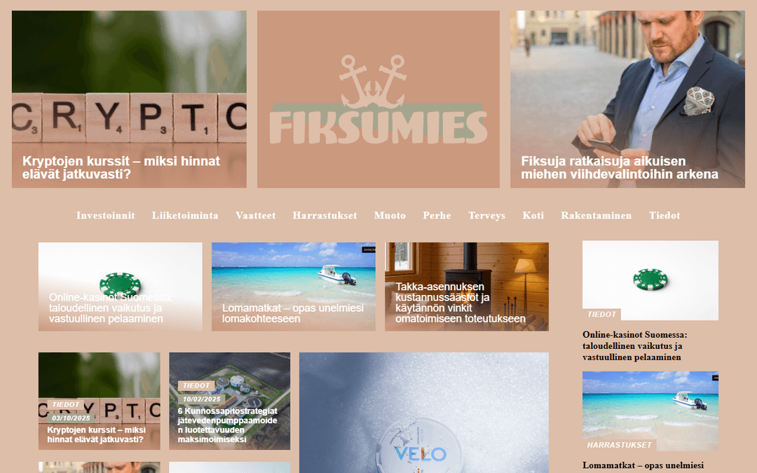 fiksumies.fi publisher screenshot