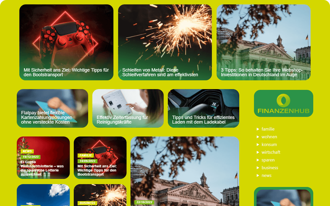 finanzenhub.de publisher screenshot