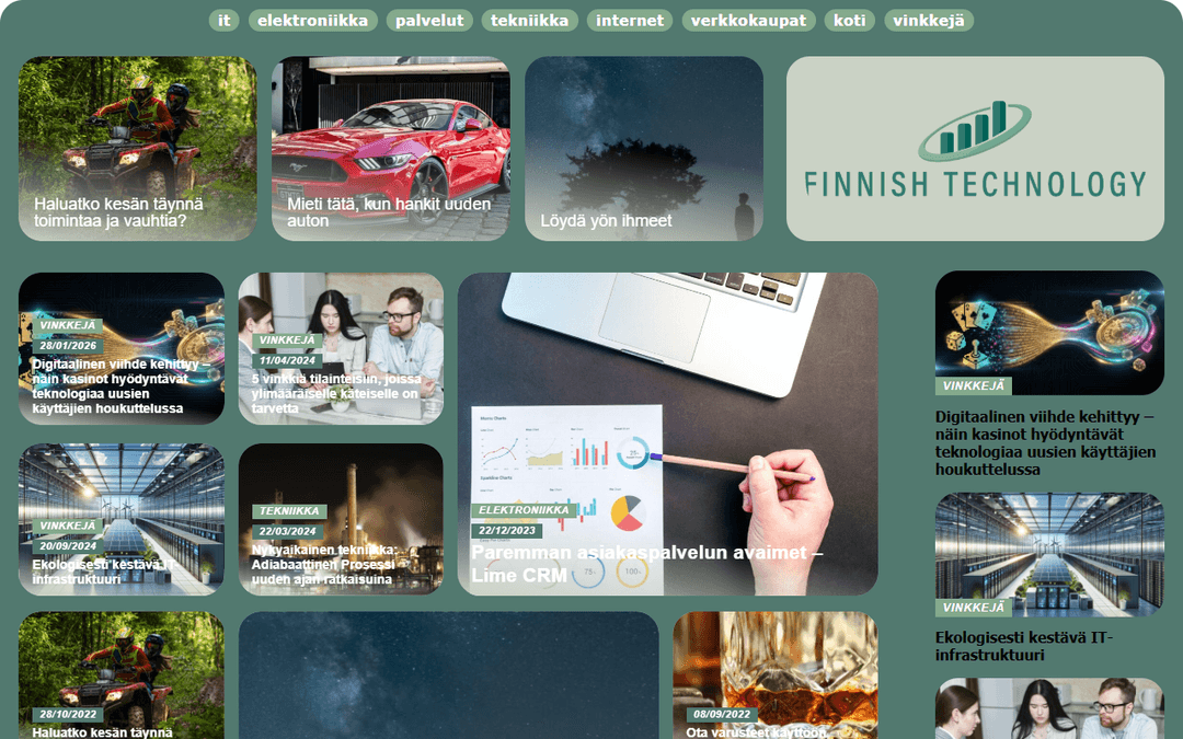 finnishtechnology.fi publisher screenshot