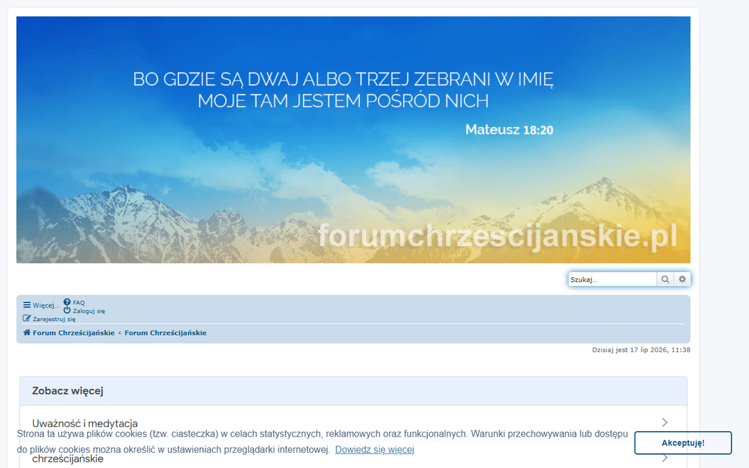 forumchrzescijanskie.pl publisher screenshot