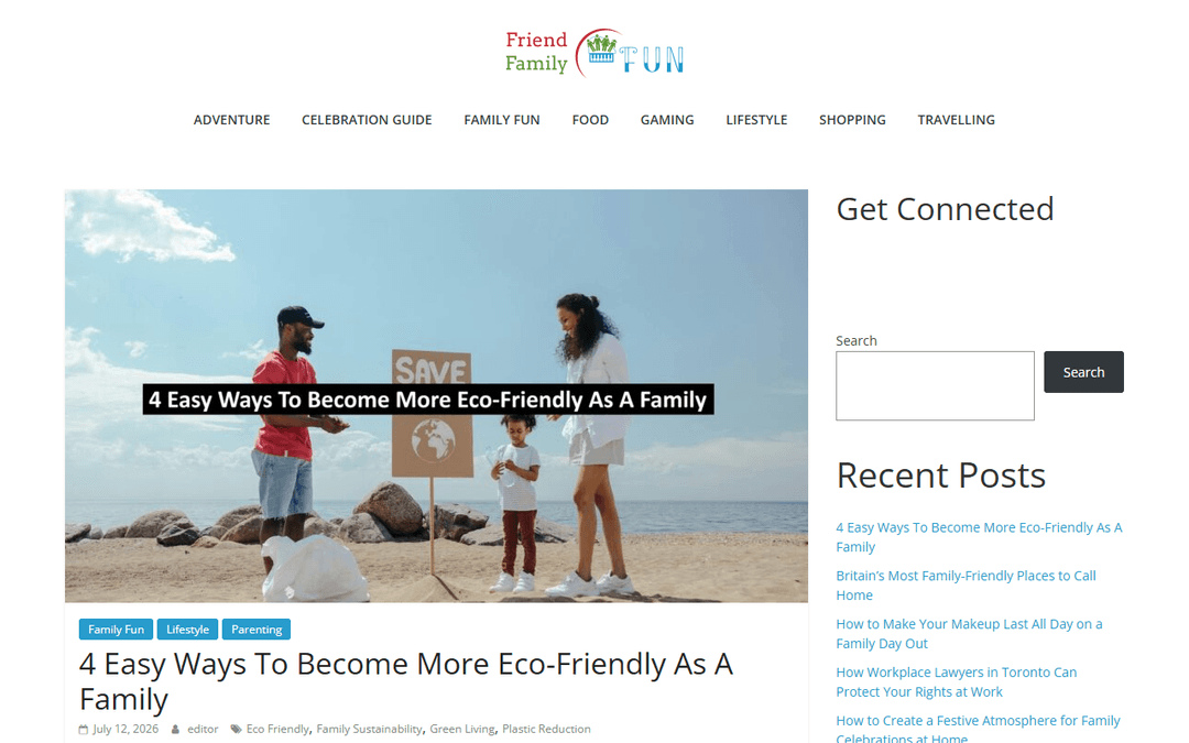 friendfamilyfun.com publisher screenshot