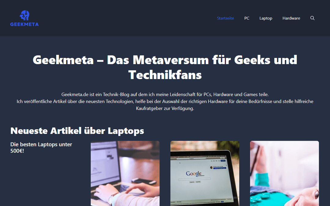 geekmeta.de publisher screenshot