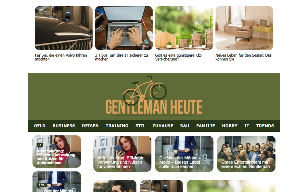 gentlemanheute.de publisher screenshot
