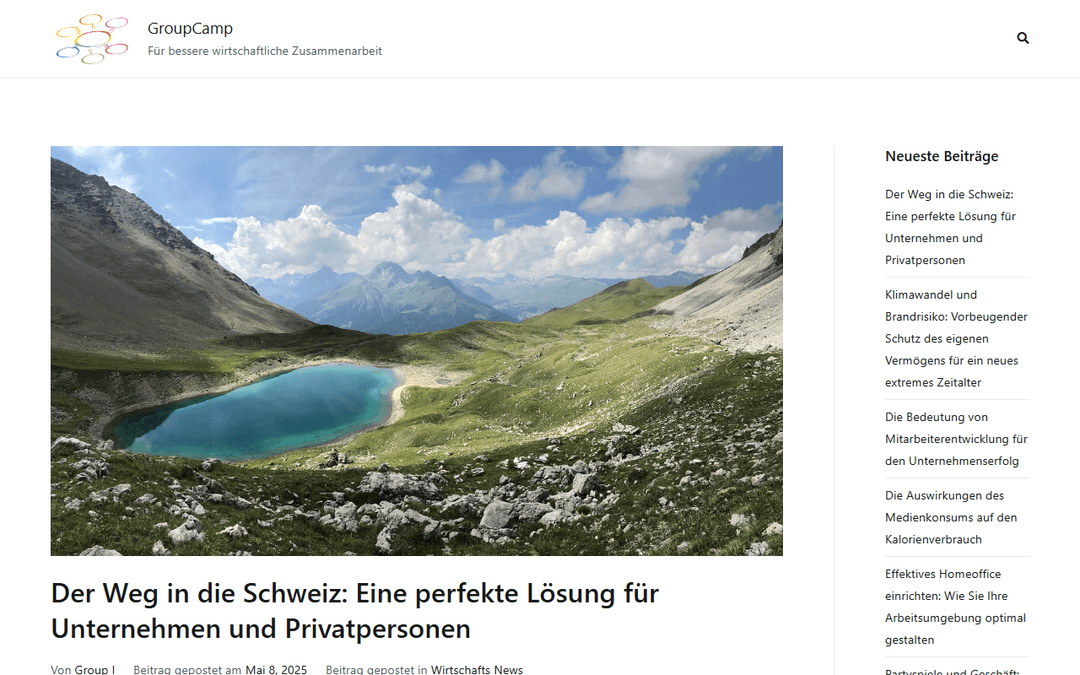 groupcamp.de publisher screenshot