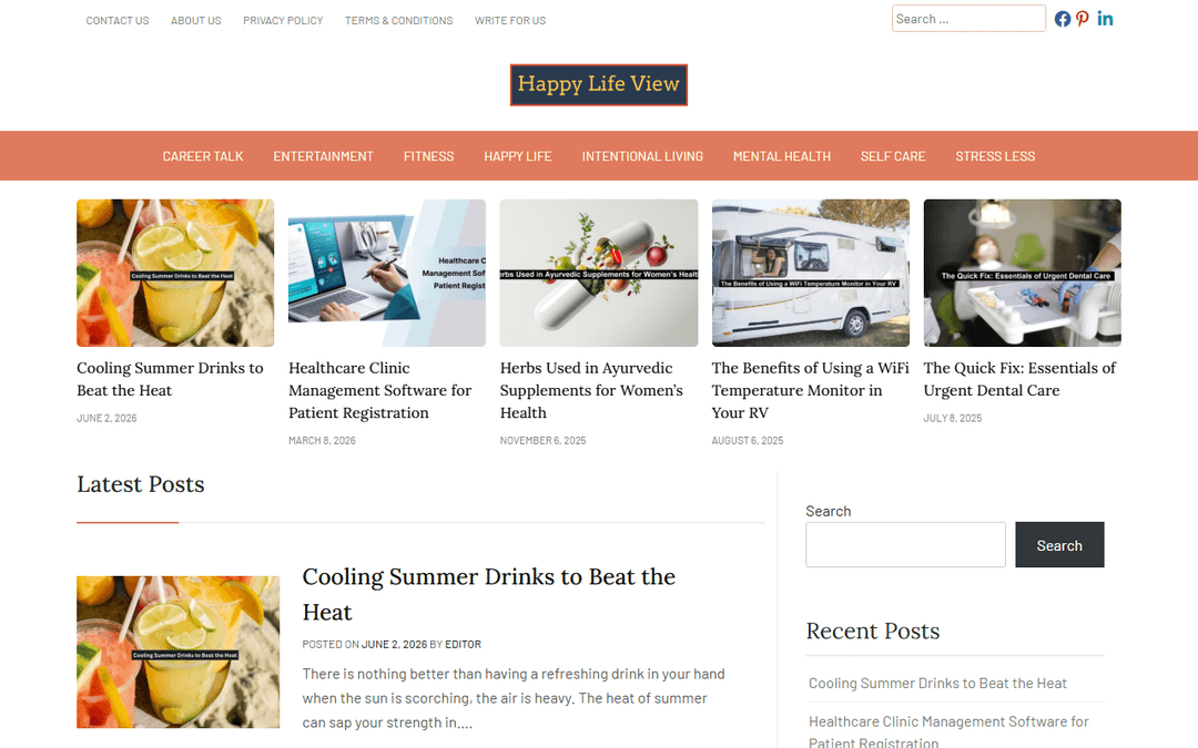 happylifeview.com publisher screenshot