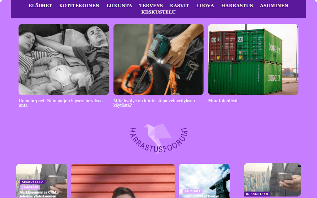 harrastusfoorumi.fi publisher screenshot