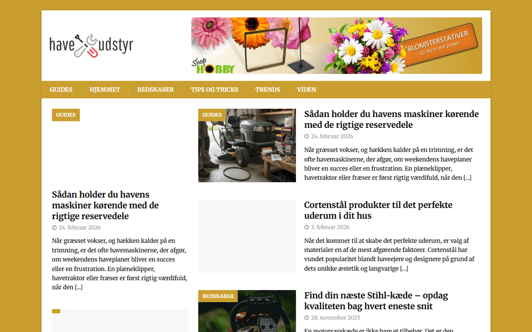 haveudstyr.dk publisher screenshot