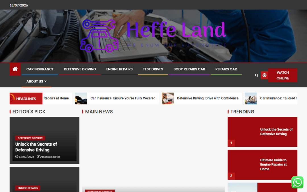 heffeland.com publisher screenshot