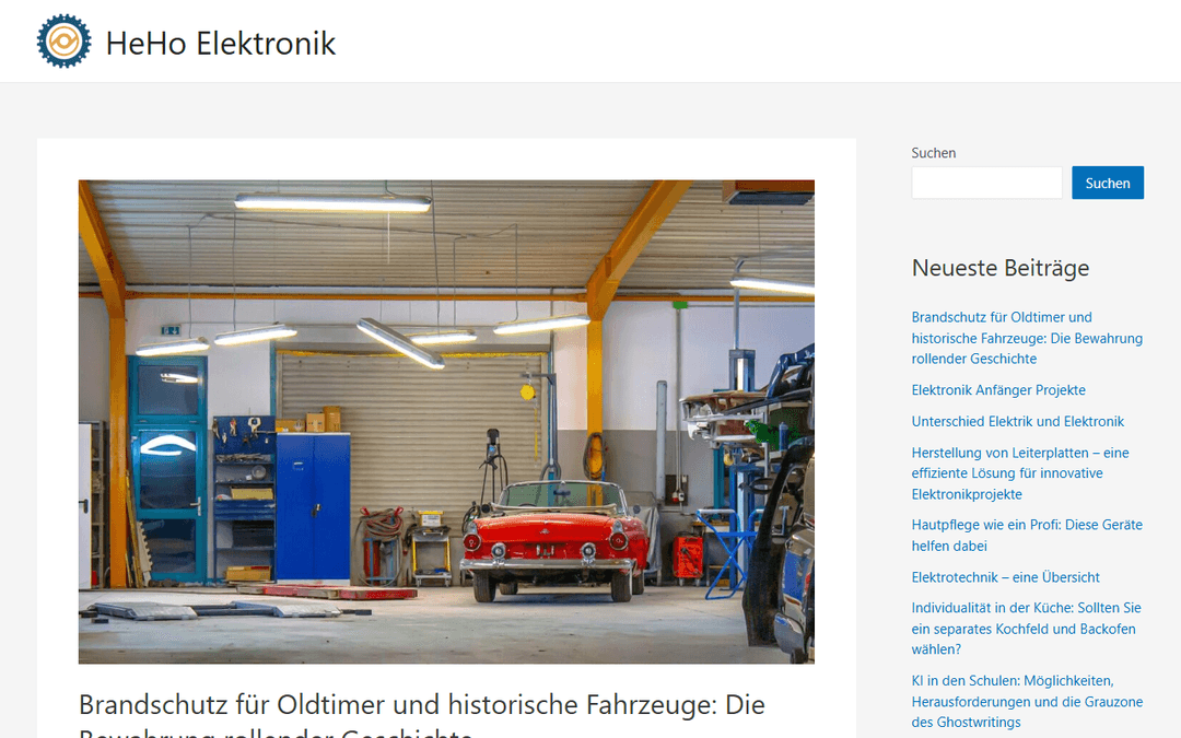 heho-elektronik.de publisher screenshot