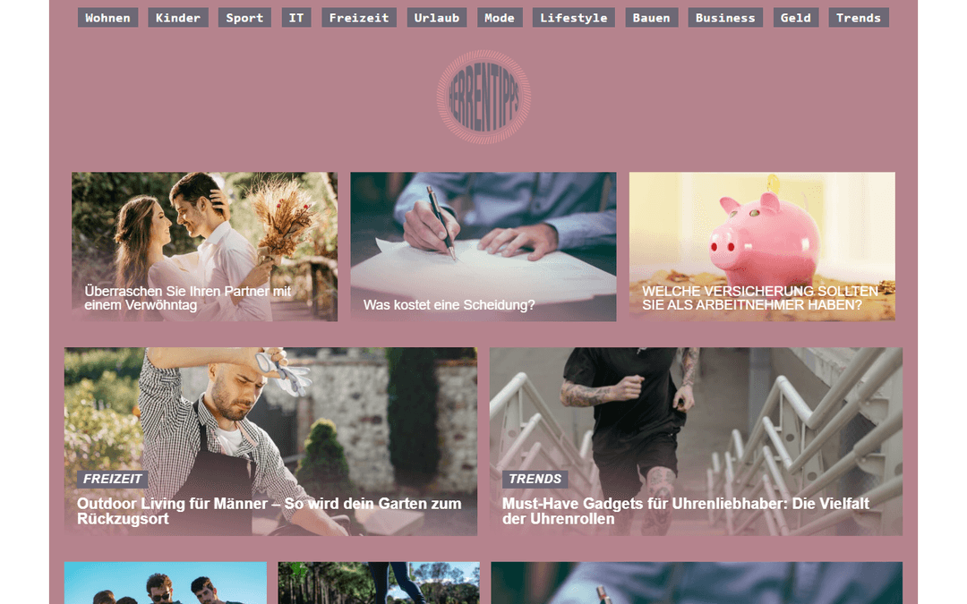 herrentipps.de publisher screenshot