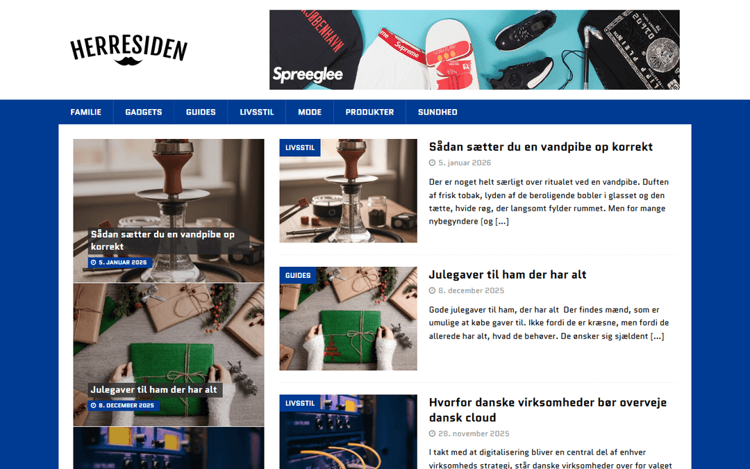 herresiden.dk publisher screenshot