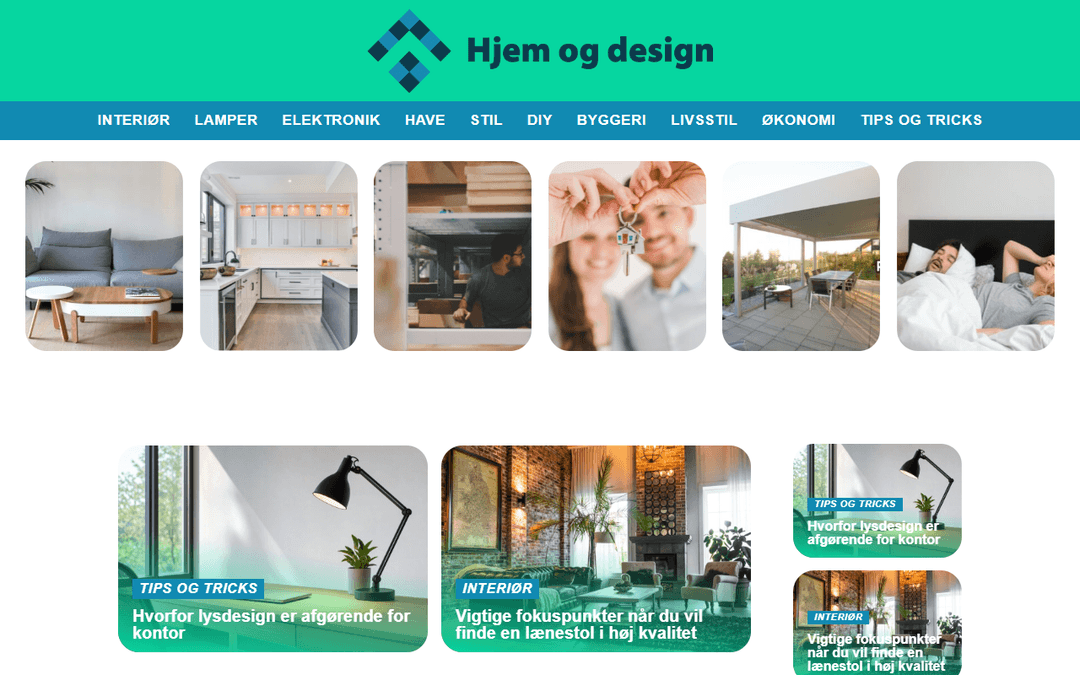hjemogdesign.dk publisher screenshot